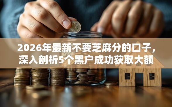 2026年最新不要芝麻分的口子，深入剖析5个黑户成功获取大额贷款的软件