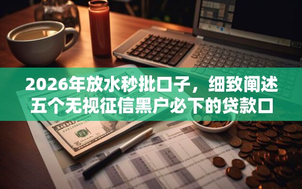 2026年放水秒批口子，细致阐述五个无视征信黑户必下的贷款口子