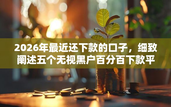 2026年最近还下款的口子，细致阐述五个无视黑户百分百下款平台