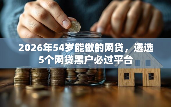 2026年54岁能做的网贷，遴选5个网贷黑户必过平台
