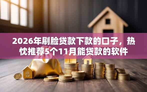 2026年刷脸贷款下款的口子，热忱推荐5个11月能贷款的软件