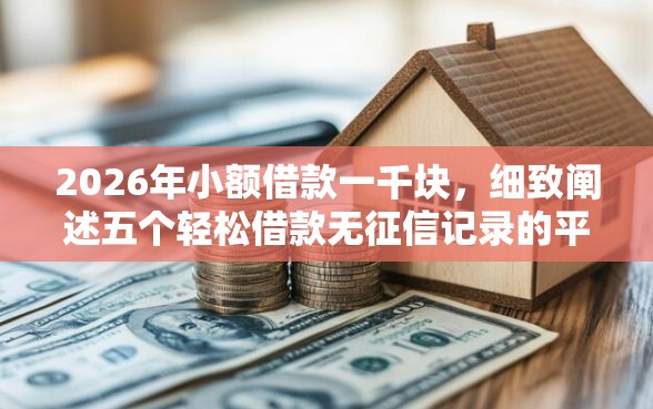 2026年小额借款一千块,细致阐述五个轻松借款无征信记录的平台 2026年小额借款一千块,细致阐述五个轻松借款无征信记录的平台