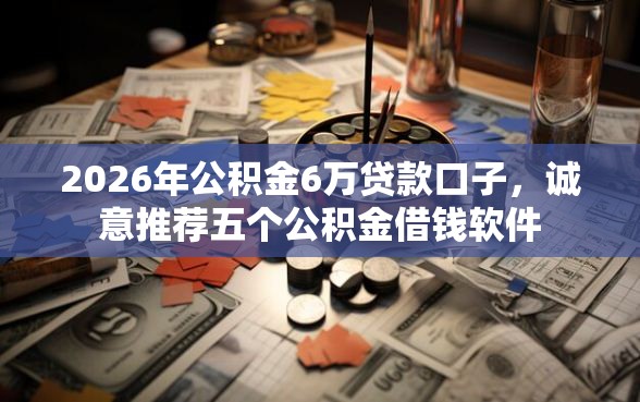 2026年公积金6万贷款口子，诚意推荐五个公积金借钱软件