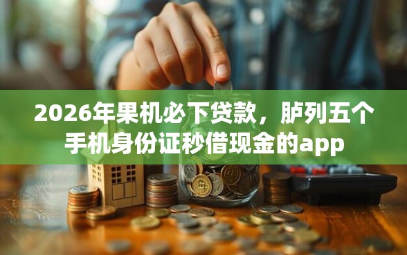 2026年果机必下贷款，胪列五个手机身份证秒借现金的app