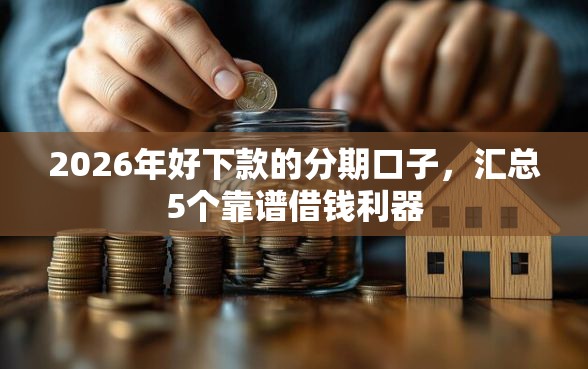 2026年好下款的分期口子，汇总5个靠谱借钱利器