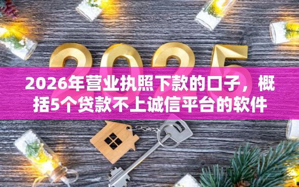 2026年营业执照下款的口子,概括5个贷款不上诚信平台的软件 2026年营业执照下款的口子,概括5个贷款不上诚信平台的软件