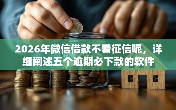 2026年微信借款不看征信呢，详细阐述五个逾期必下款的软件