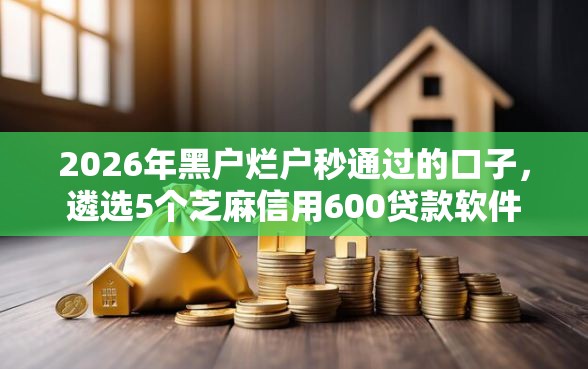 2026年黑户烂户秒通过的口子，遴选5个芝麻信用600贷款软件
