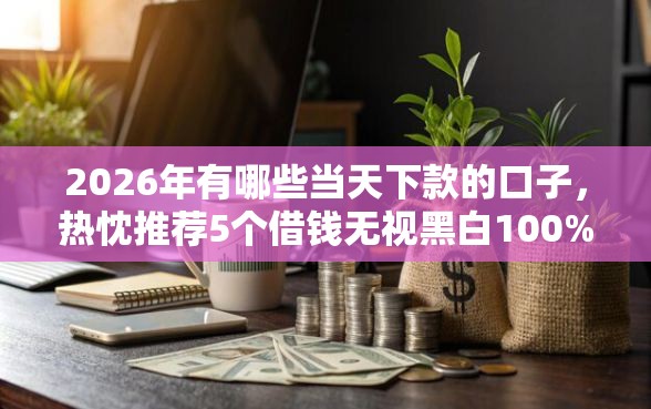 2026年有哪些当天下款的口子，热忱推荐5个借钱无视黑白100%秒下软件