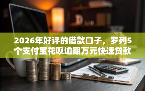 2026年好评的借款口子，罗列5个支付宝花呗逾期万元快速贷款平台