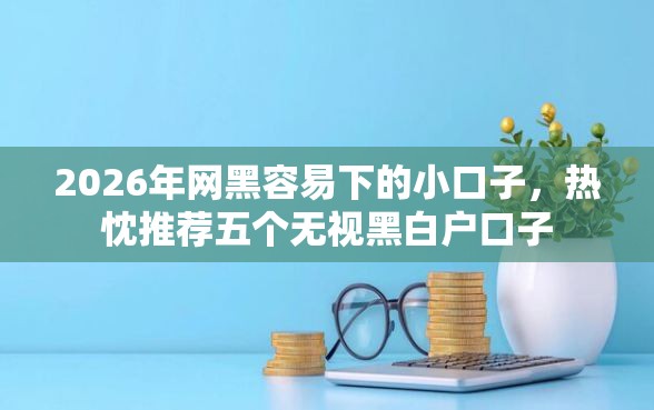 2026年网黑容易下的小口子，热忱推荐五个无视黑白户口子