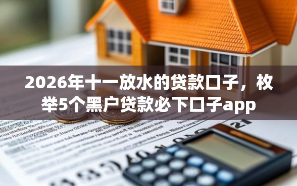 2026年十一放水的贷款口子，枚举5个黑户贷款必下口子app