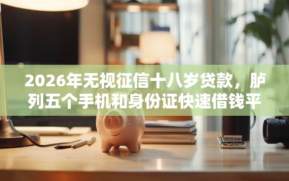 2026年无视征信十八岁贷款,胪列五个手机和身份证快速借钱平台 2026年无视征信十八岁贷款,胪列五个手机和身份证快速借钱平台