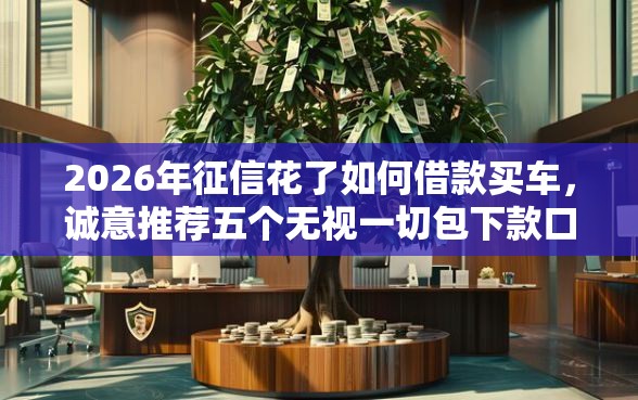 2026年征信花了如何借款买车，诚意推荐五个无视一切包下款口子