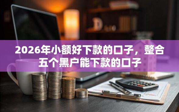2026年小额好下款的口子，整合五个黑户能下款的口子