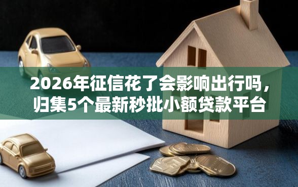 2026年征信花了会影响出行吗，归集5个最新秒批小额贷款平台