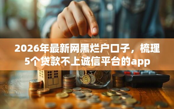 2026年最新网黑烂户口子，梳理5个贷款不上诚信平台的app