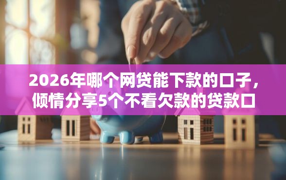 2026年哪个网贷能下款的口子，倾情分享5个不看欠款的贷款口子