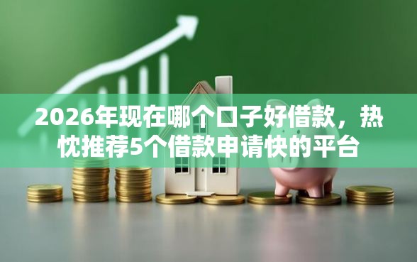 2026年现在哪个口子好借款，热忱推荐5个借款申请快的平台