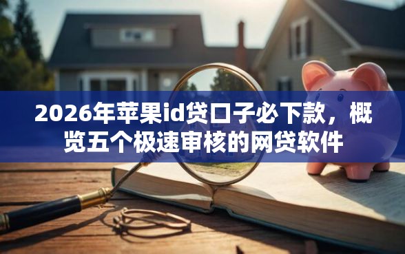 2026年苹果id贷口子必下款，概览五个极速审核的网贷软件