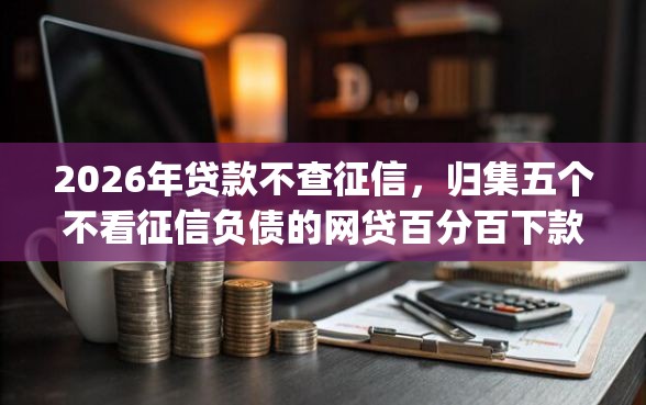2026年贷款不查征信，归集五个不看征信负债的网贷百分百下款app