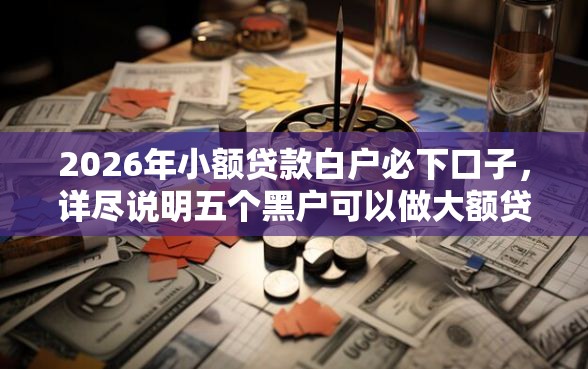 2026年小额贷款白户必下口子，详尽说明五个黑户可以做大额贷款口子