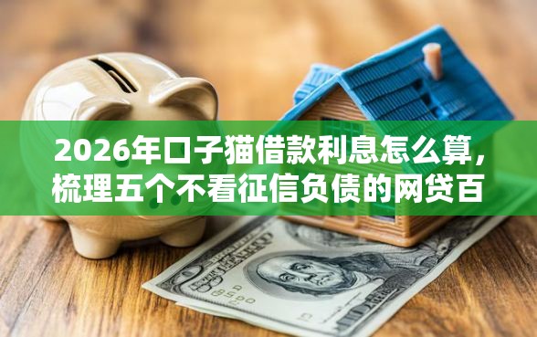 2026年口子猫借款利息怎么算，梳理五个不看征信负债的网贷百分百下款口子
