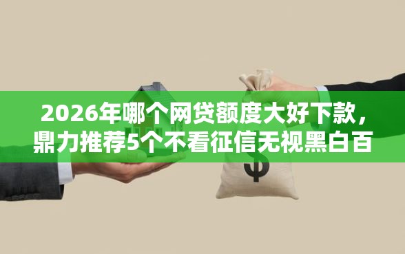2026年哪个网贷额度大好下款,鼎力推荐5个不看征信无视黑白百分百下款网贷口子 2026年哪个网贷额度大好下款,鼎力推荐5个不看征信无视黑白百分百下款网贷口子