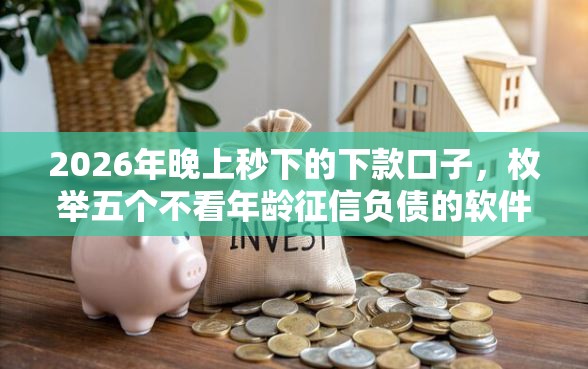 2026年晚上秒下的下款口子，枚举五个不看年龄征信负债的软件