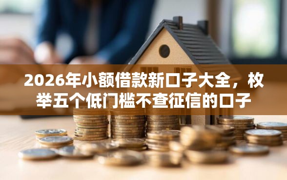 2026年小额借款新口子大全，枚举五个低门槛不查征信的口子