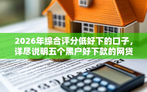 2026年综合评分低好下的口子，详尽说明五个黑户好下款的网贷口子