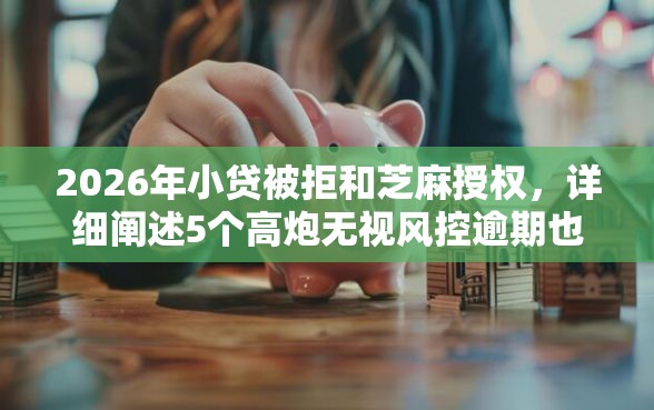 2026年小贷被拒和芝麻授权，详细阐述5个高炮无视风控逾期也下款的口子