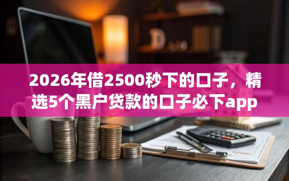 2026年借2500秒下的口子，精选5个黑户贷款的口子必下app