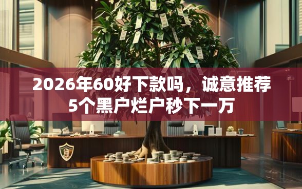 2026年60好下款吗，诚意推荐5个黑户烂户秒下一万