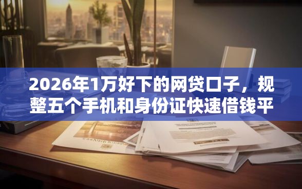 2026年1万好下的网贷口子，规整五个手机和身份证快速借钱平台