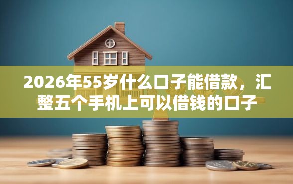2026年55岁什么口子能借款，汇整五个手机上可以借钱的口子