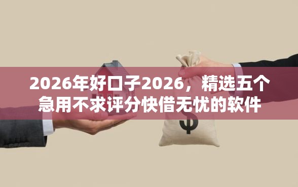 2026年好口子2026，精选五个急用不求评分快借无忧的软件