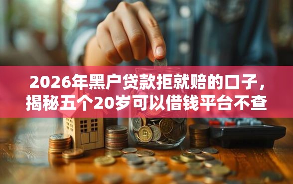 2026年黑户贷款拒就赔的口子，揭秘五个20岁可以借钱平台不查征信的软件
