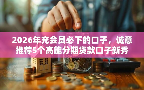 2026年充会员必下的口子，诚意推荐5个高能分期贷款口子新秀