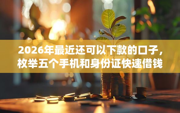 2026年最近还可以下款的口子，枚举五个手机和身份证快速借钱app