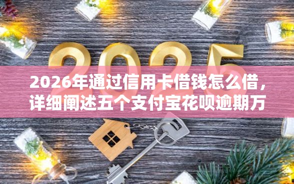 2026年通过信用卡借钱怎么借，详细阐述五个支付宝花呗逾期万元快速贷款口子