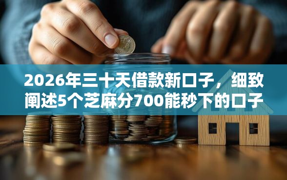 2026年三十天借款新口子,细致阐述5个芝麻分700能秒下的口子 2026年三十天借款新口子,细致阐述5个芝麻分700能秒下的口子
