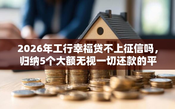 2026年工行幸福贷不上征信吗，归纳5个大额无视一切还款的平台