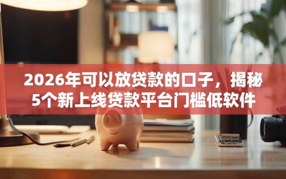 2026年可以放贷款的口子，揭秘5个新上线贷款平台门槛低软件