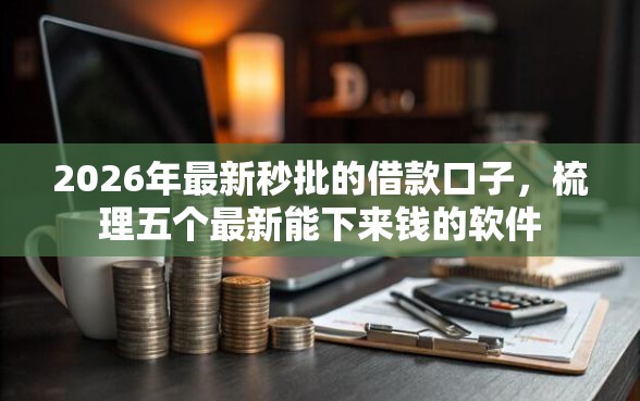 2026年最新秒批的借款口子，梳理五个最新能下来钱的软件