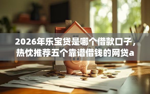 2026年乐宝贷是哪个借款口子，热忱推荐五个靠谱借钱的网贷app