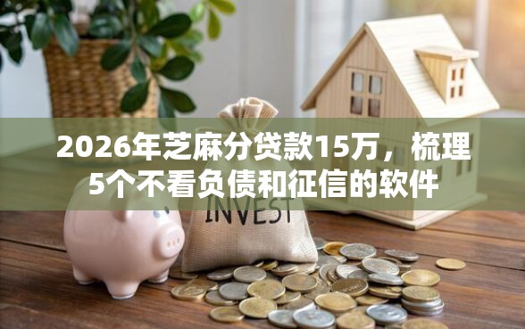 2026年芝麻分贷款15万，梳理5个不看负债和征信的软件