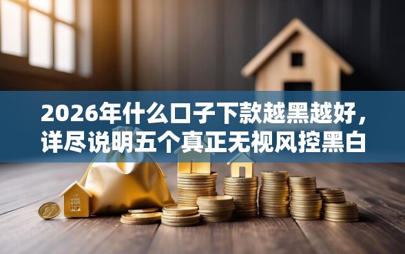 2026年什么口子下款越黑越好，详尽说明五个真正无视风控黑白的网贷