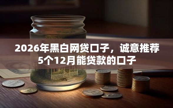 2026年黑白网贷口子，诚意推荐5个12月能贷款的口子
