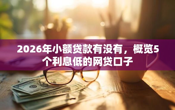 2026年小额贷款有没有，概览5个利息低的网贷口子
